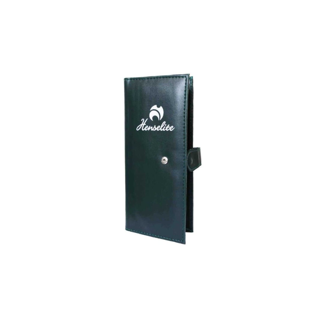 Henselite Leather Rigid Scorecard Holder - Bowlsworld