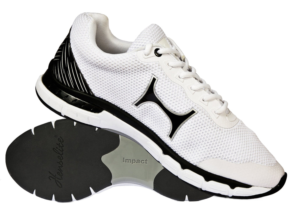 Henselite Impact M110 Mens Bowls Shoe White/Black A40HI110
