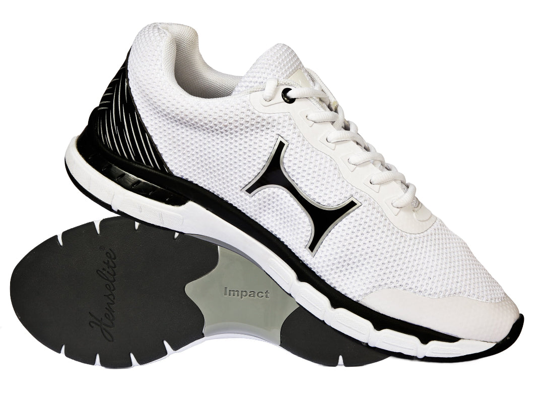 Henselite Impact M110 Mens Bowls Shoe White/Black A40HI110