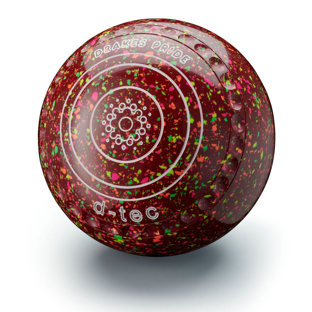 Drakes Pride Maroon Fluorescent Harlequin Bowls