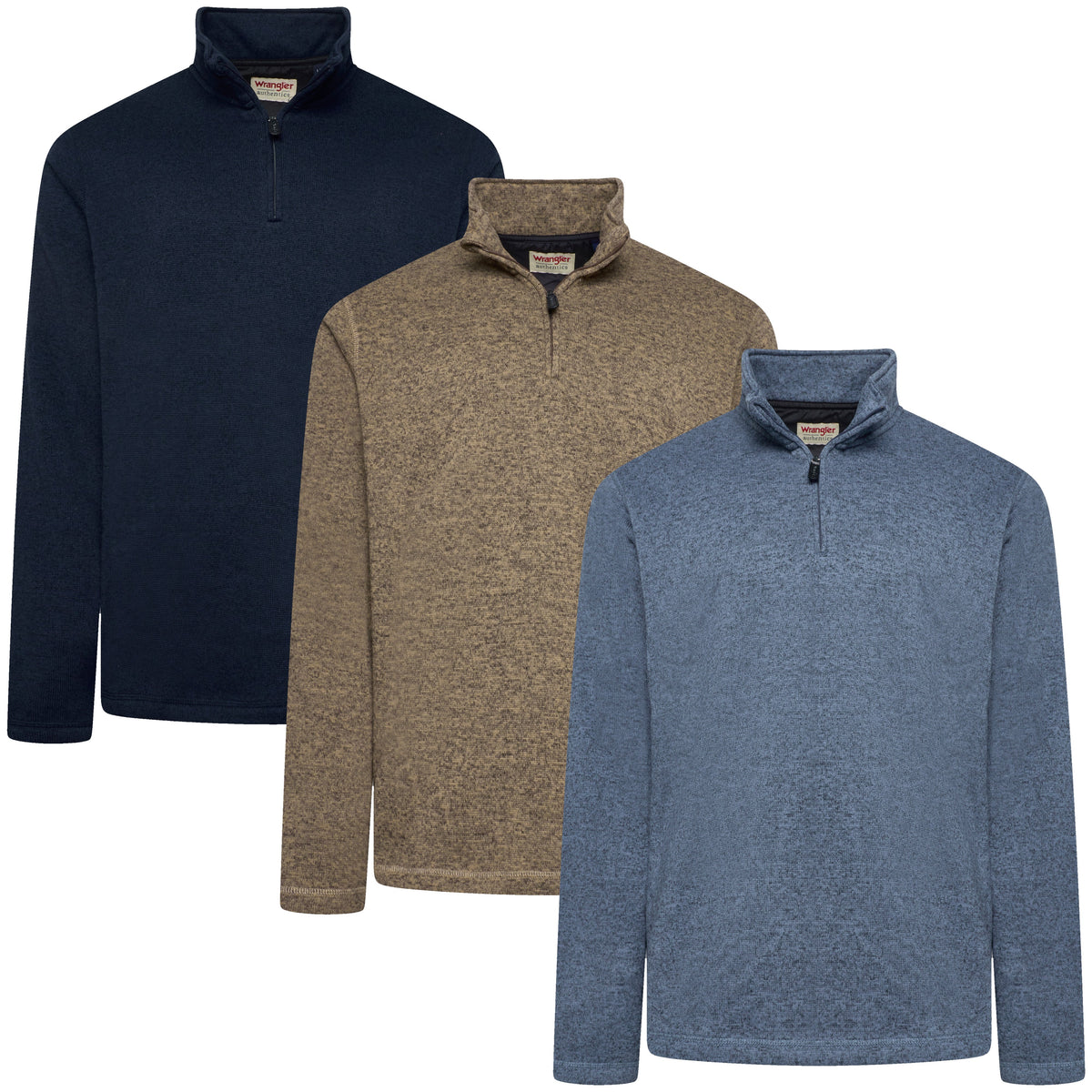 Wrangler Authentics Quarter Zip Fleece - Bowlsworld