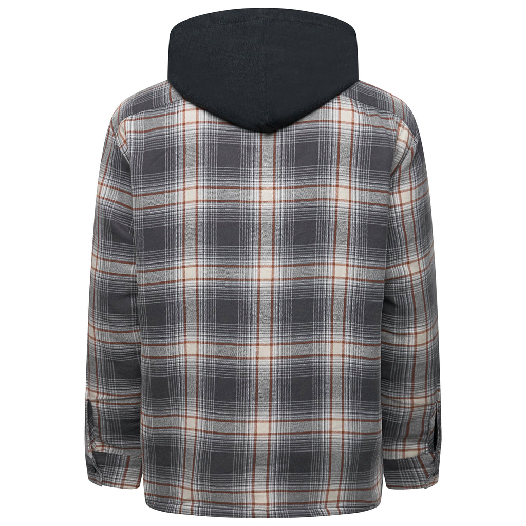 Wrangler Hooded Padded Overshirt Jacket