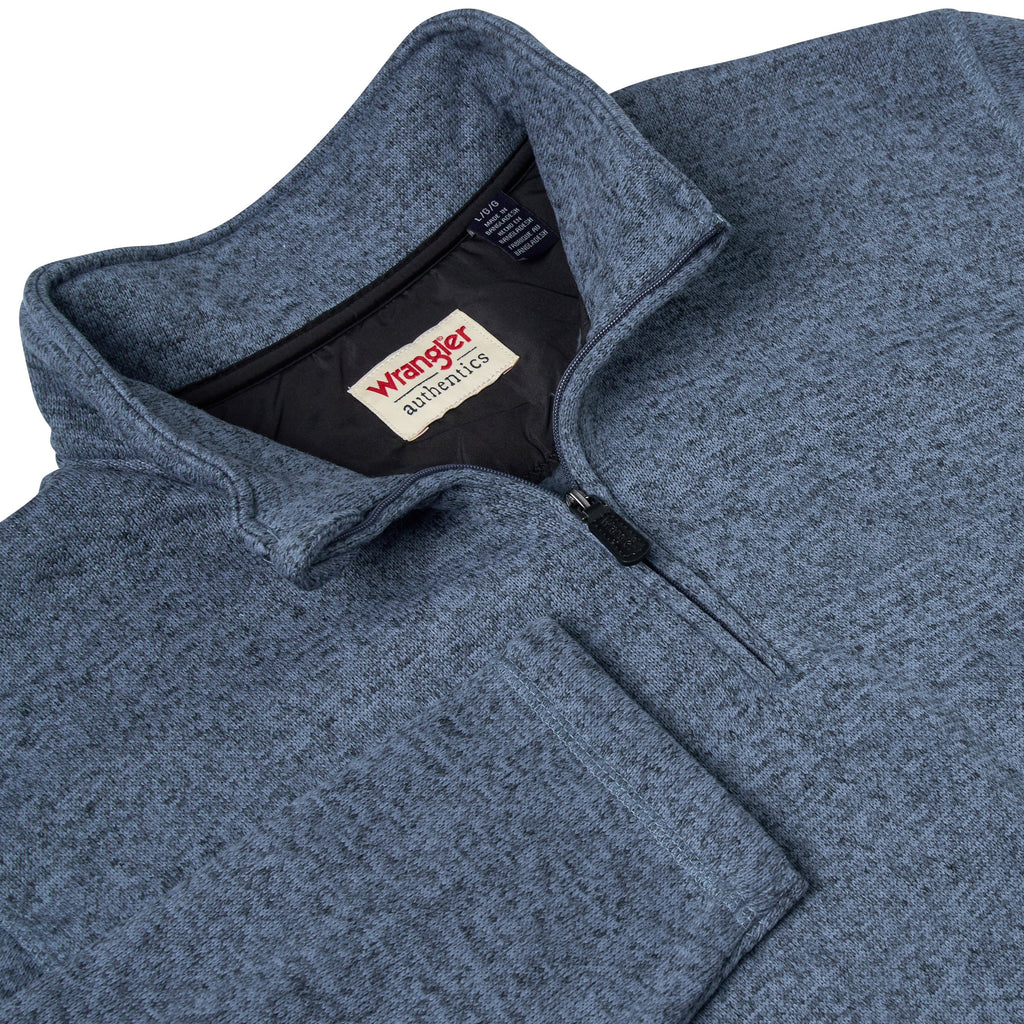 Wrangler Authentics Quarter Zip Fleece - Bowlsworld