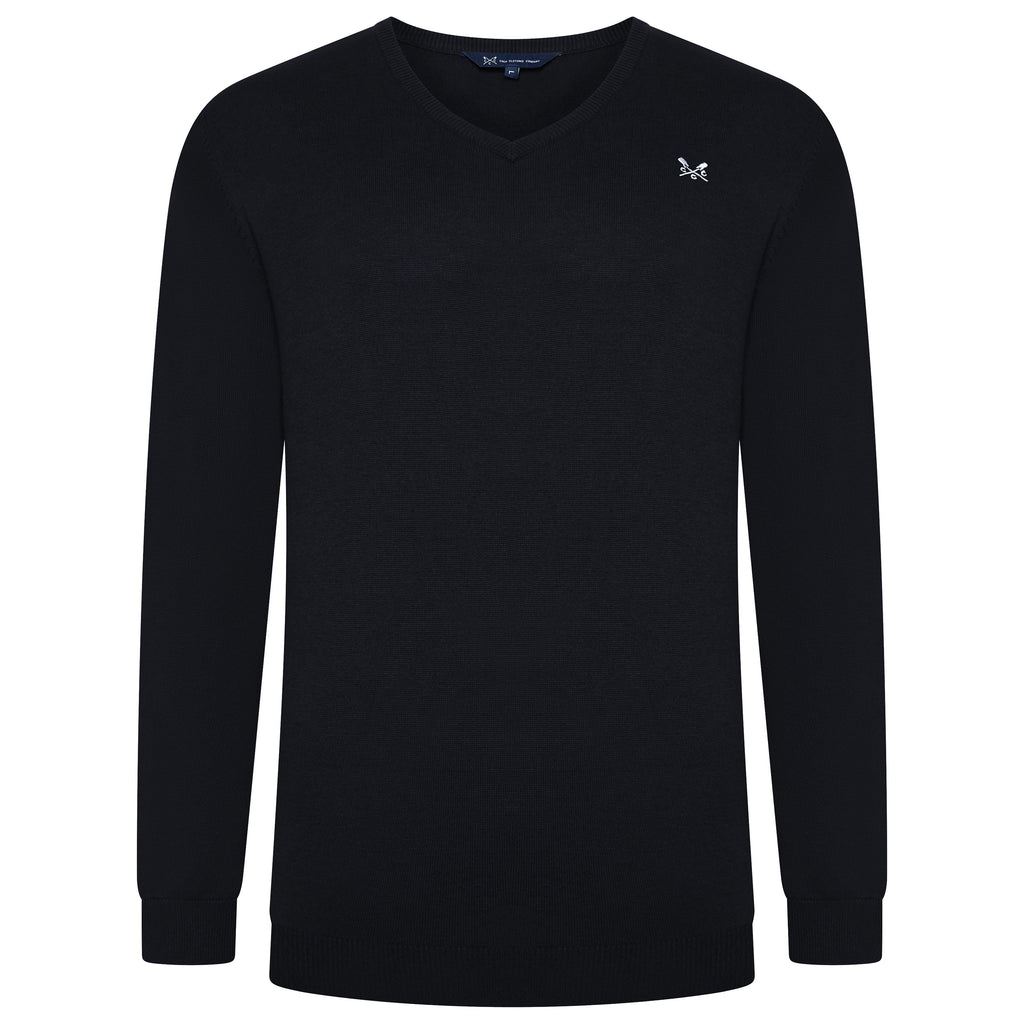 Crew Clothing Company V Neck Jumper