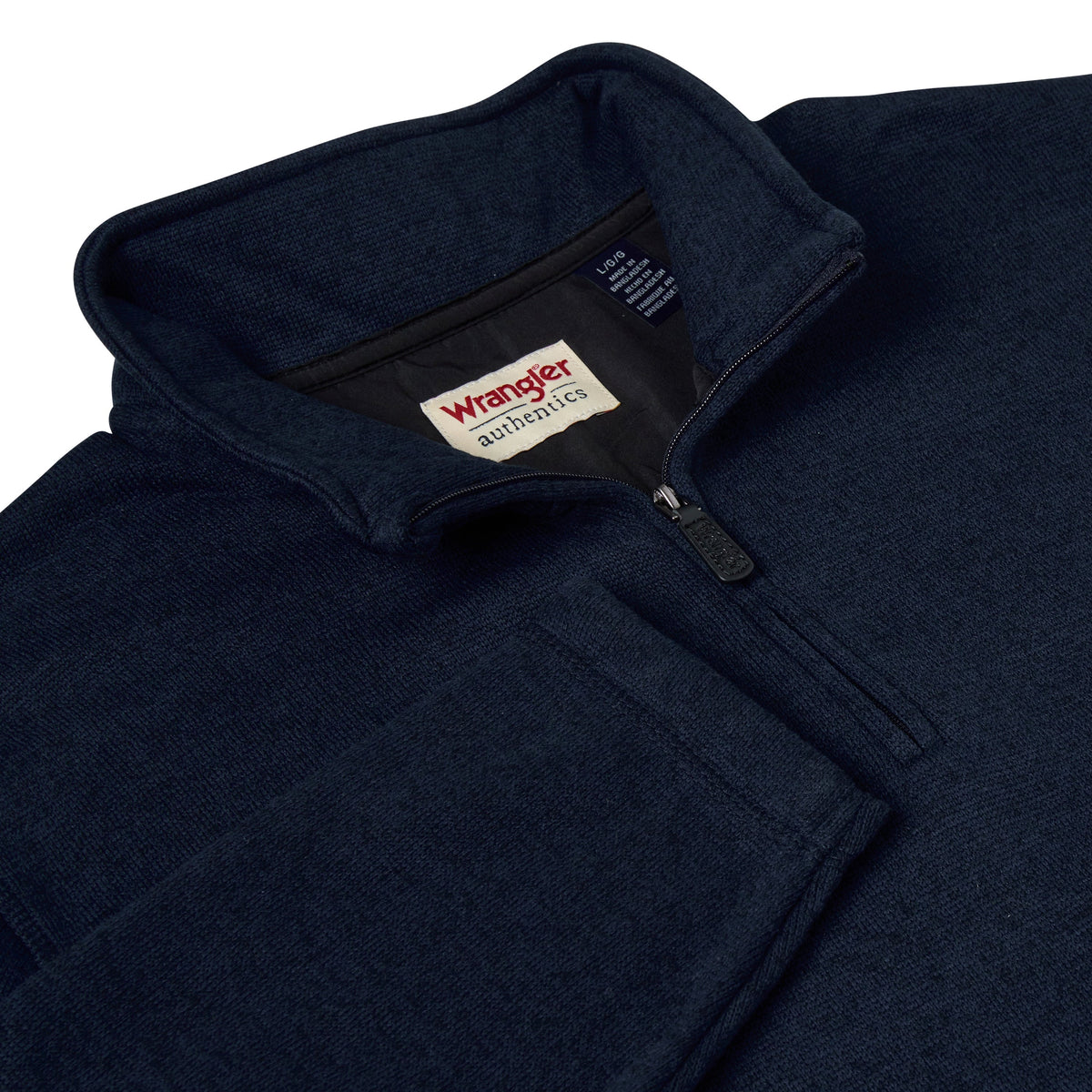 Wrangler Authentics Quarter Zip Fleece - Bowlsworld