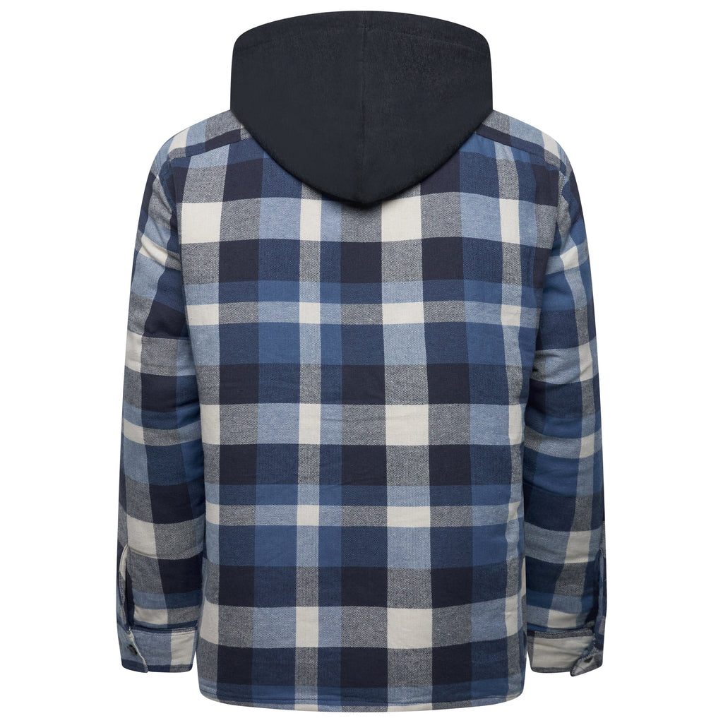 Wrangler Hooded Padded Overshirt Jacket