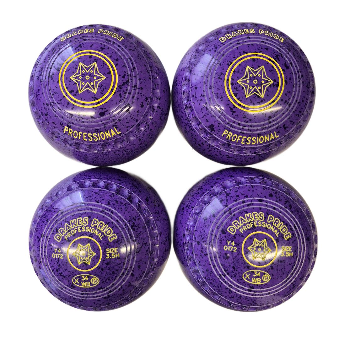Drakes Pride Professional Bowls size 3.5 Light Purple-Purple