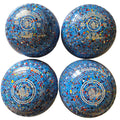 Drakes Pride Professional Bowls, size 3H Sky Blue harlequin