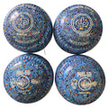 Drakes pride Professional PRO50 Size 3H Bowls Sky Blue Harlequin