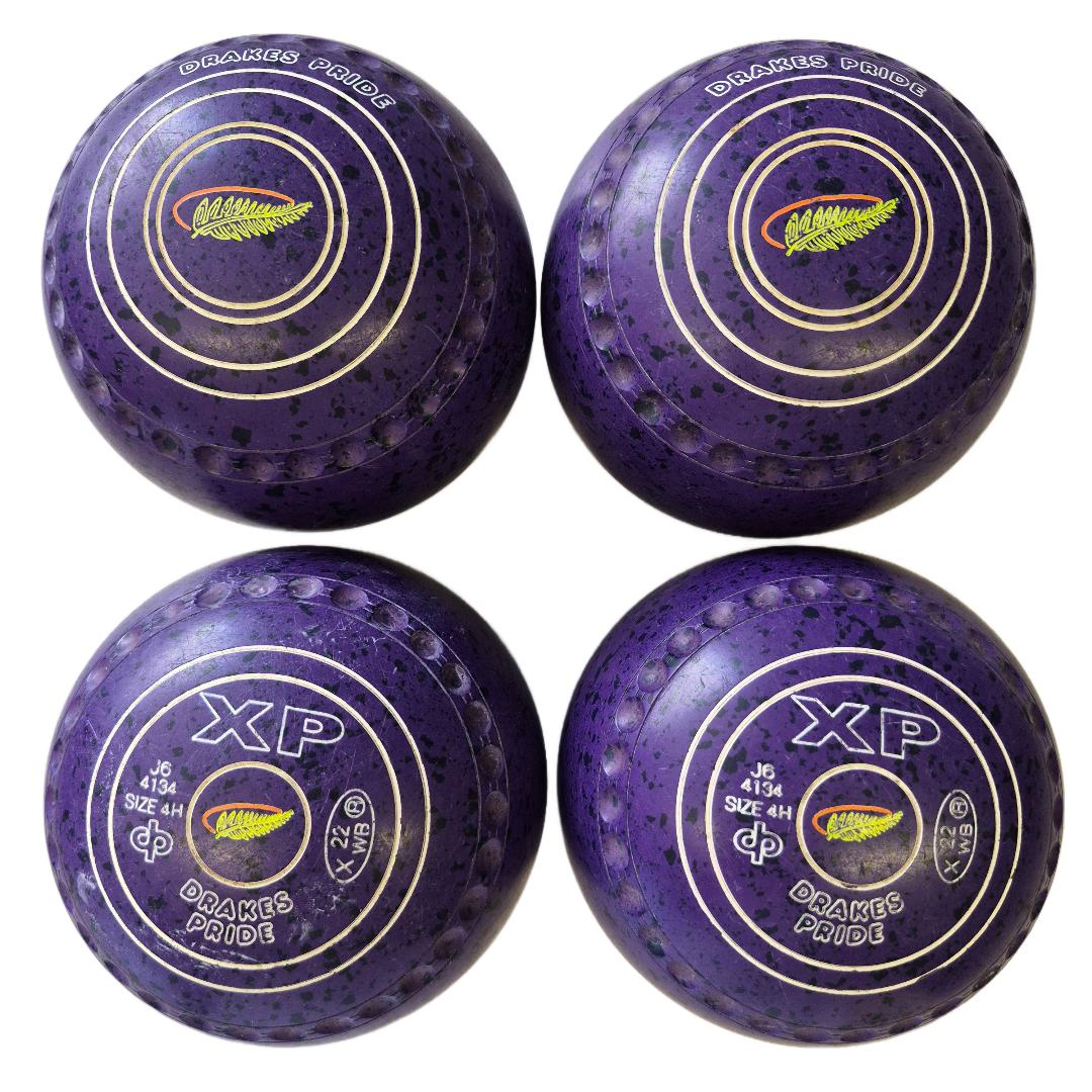 Drakes Pride XP Bowls size 4H Purple-Blue