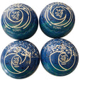 Aero Sonic Bowls size 4H Blue-green tri-vectra Z scoop grip