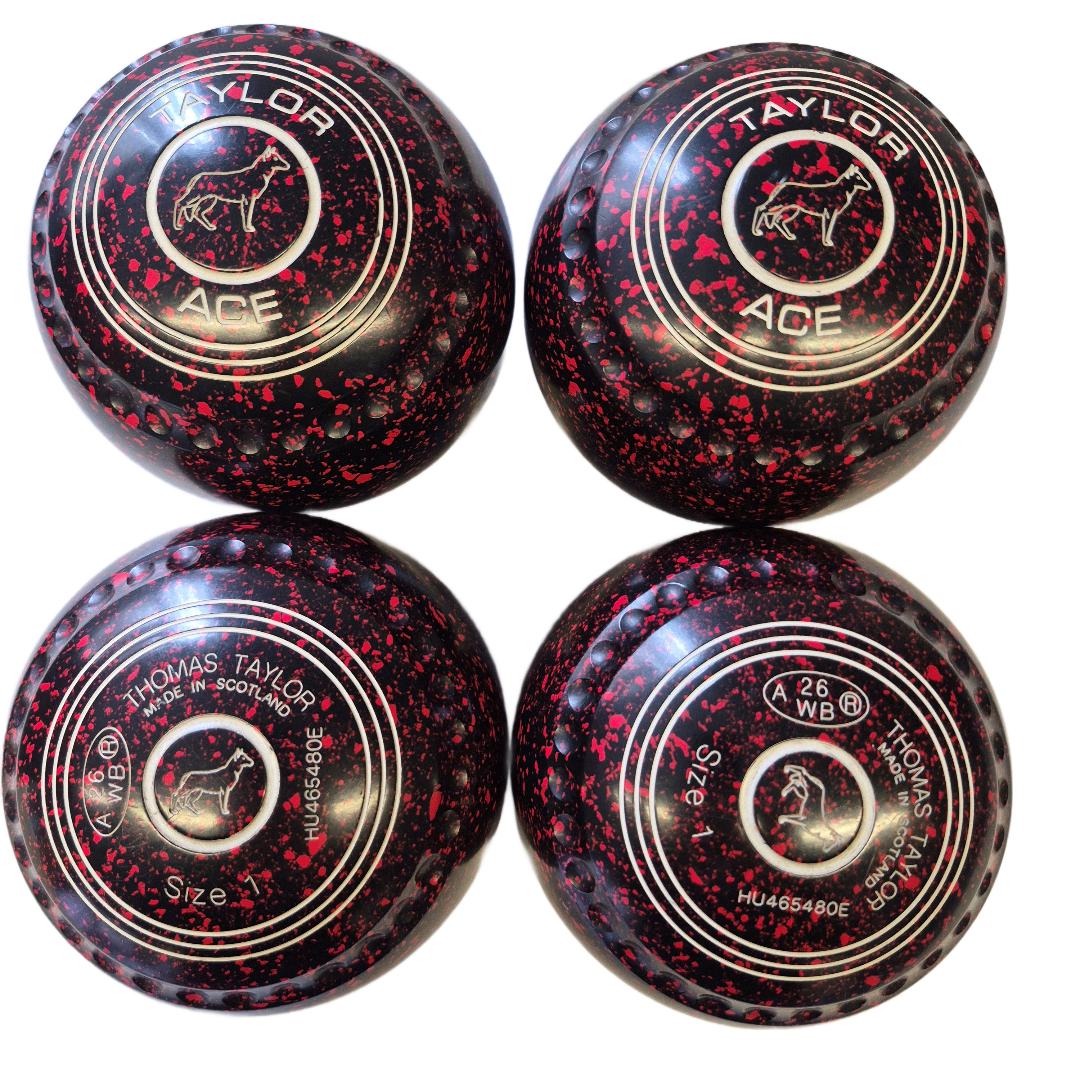 Taylor Ace Bowls size 1H Black-Red 1/2 pipe grip