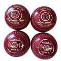 Taylor Blaze Bowls Size 3H Maroon-Red