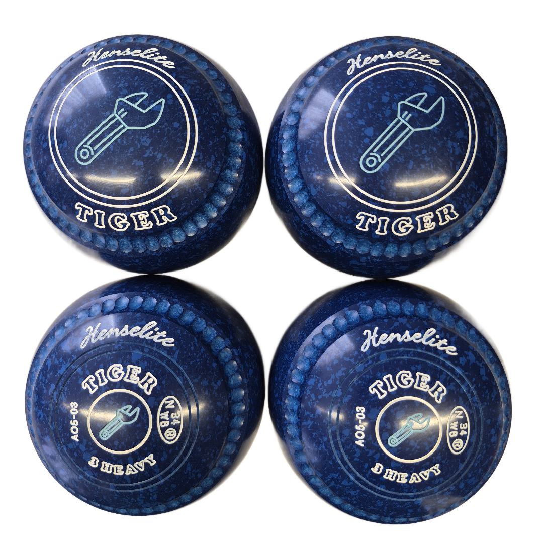 Henselite Tiger Bowls Size 3H Midnight
