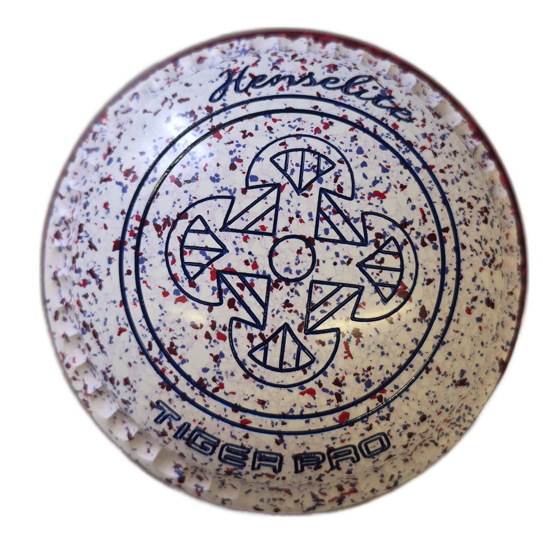 Henselite Tiger Pro Bowls size 2H Crimson Slice mega grip