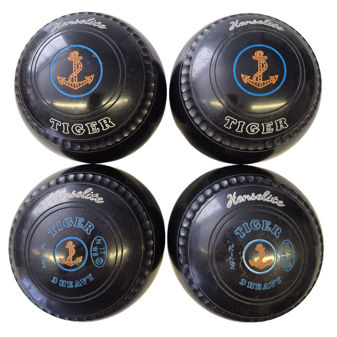 Henselite Tiger Bowls size 3H black