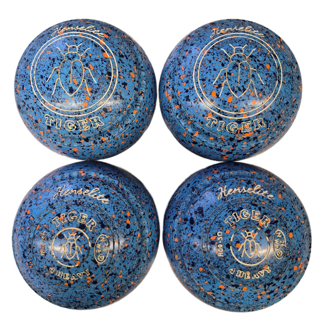 Henselite Tiger Bowls Size 4H Blue-Blue-orange