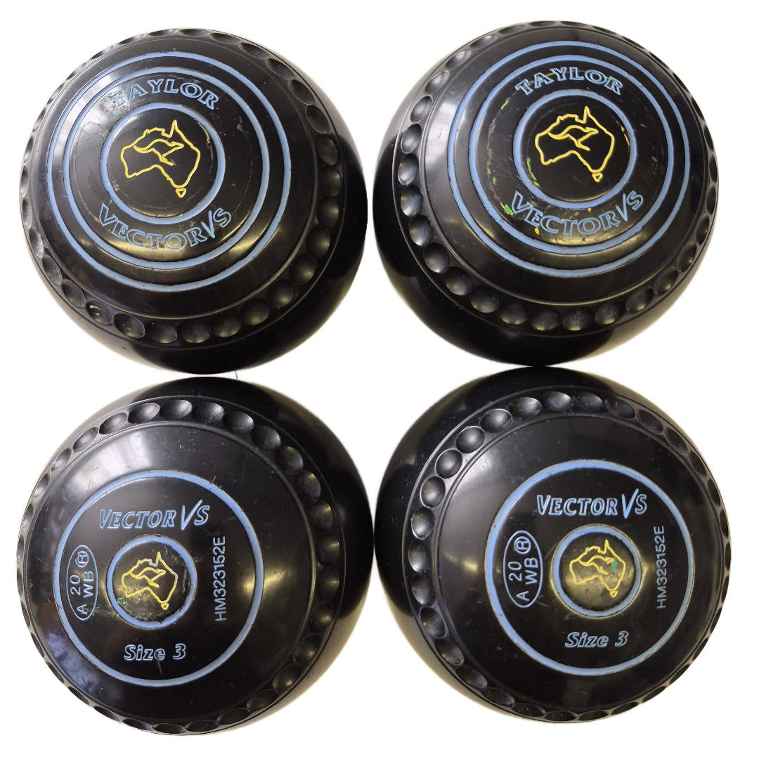 Taylor Vector VS Bowls size 3H Black