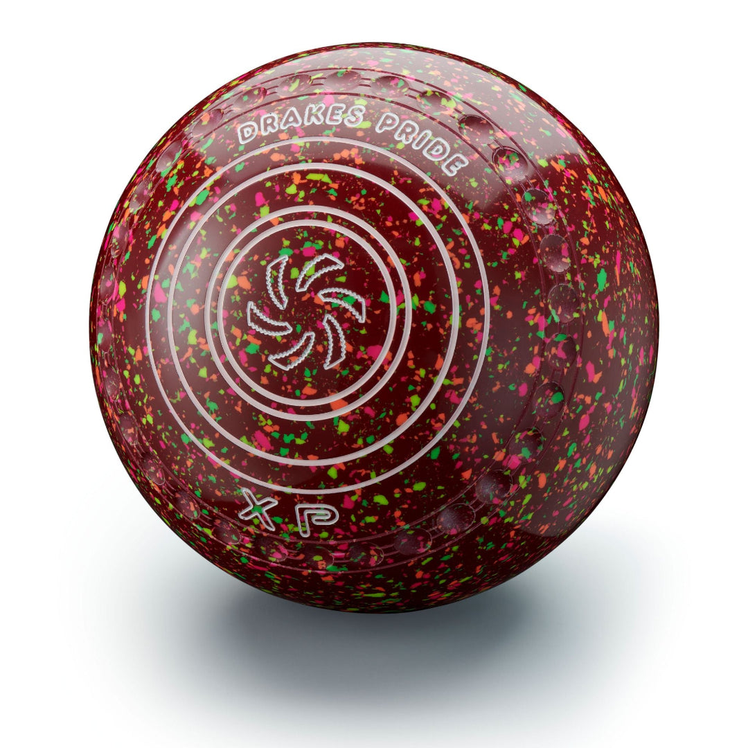 Drakes Pride Maroon Fluorescent Harlequin Bowls