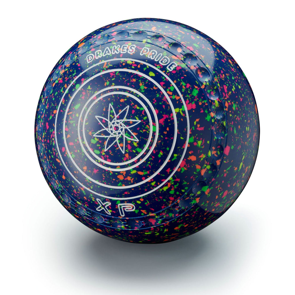 Drakes Pride Mid Blue Fluorescent Harlequin Bowls